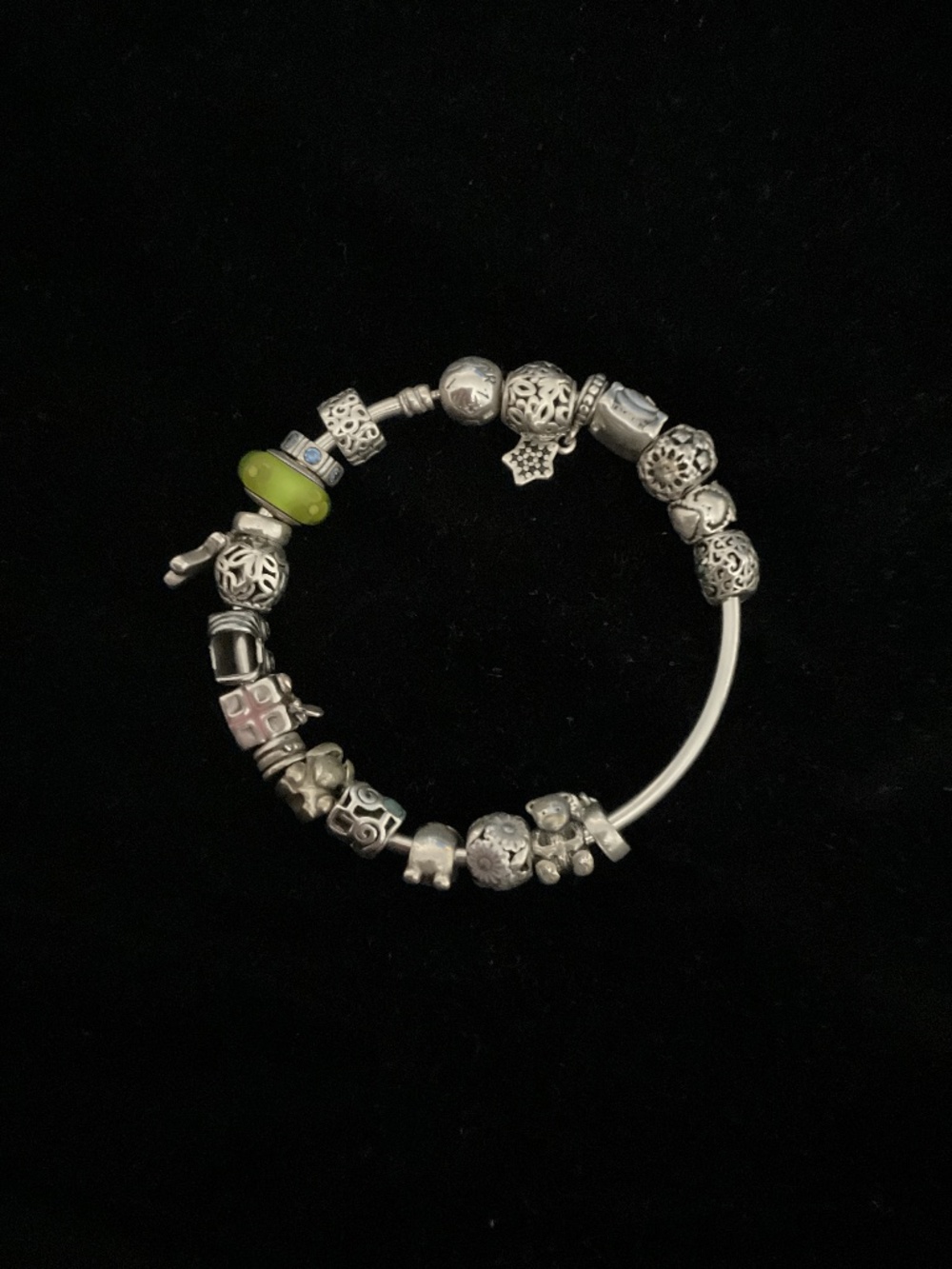 Authentic Pandora Bracelet with Charms